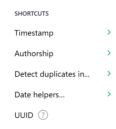 Ajouter une colonne de raccourci