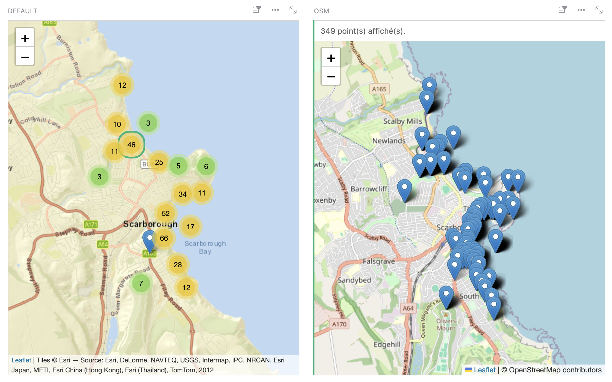 OpenStreetMap widget