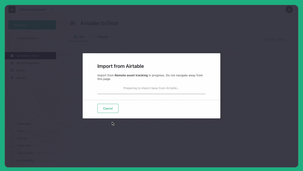 Airtable importer